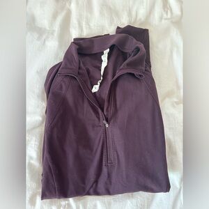 Lululemon 1/4 Zip Plum Zip Up Longeleeve Jacket